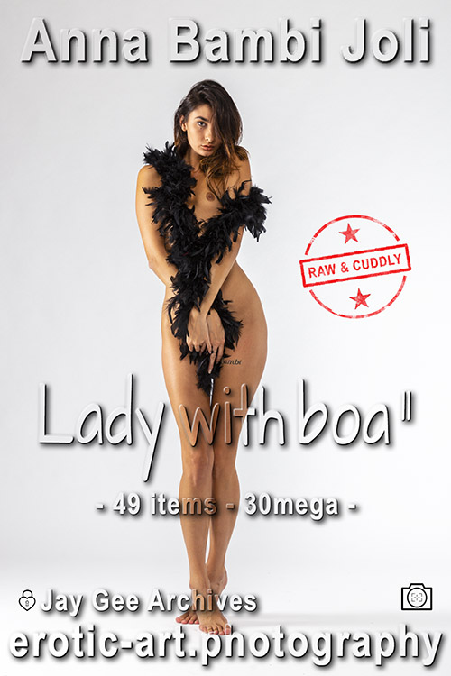Lady with boa, part two. First Shots. Actor: Anna Bambi Joli. Artist: Jay Gee. Production: Erotic Art Photography, EAP. Lady with boa, part two. First Shots. Actor: Anna Bambi Joli. Artist: Jay Gee. Production: Erotic Art Photography, EAP.