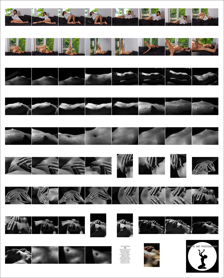 Erotic Art Shooting: Anna Bambi Joli, international adult model, Bodyparts BambiBodyparts_erotic-art-photography_ContactSheet