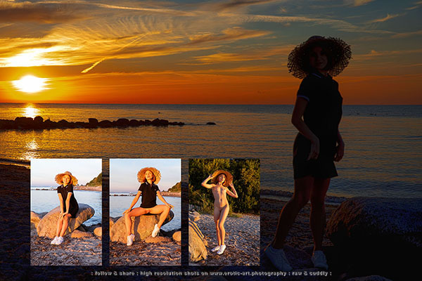 Outdoor Shooting Feature: Erotic-Art-Photography, erotic models Kateryna and Mira, Shootings on the shores of Mediterrania