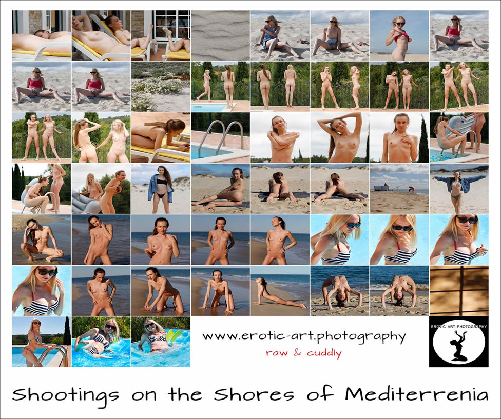 Erotic Art Shooting: Meeting Mira and Kateryna in Little California Erotic-Art-Photography, Shootings on the shores of Mediterrania